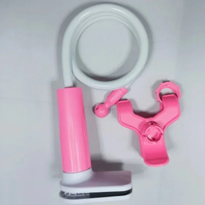 70cm 360° Spiral Rotate Clip Mobile Phone Holder Stand Portable Lazy Bed Desktop Bracket phone Desk Bed Mount Stand Base Support