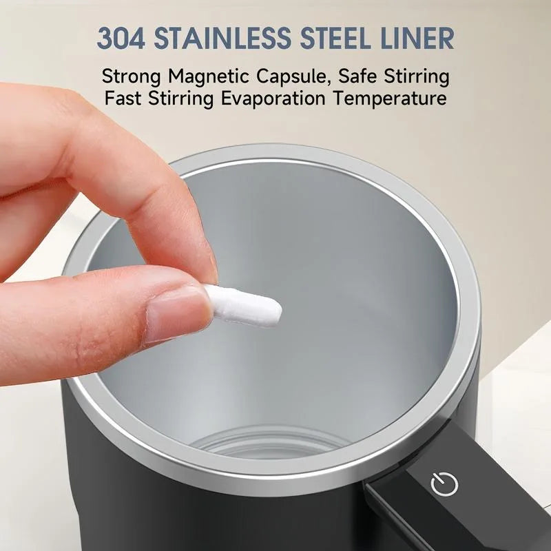 Neue USB-aufladbare automatische Magnettasse Elektrischer Kaffee Selbstmischender Becher IP67 Wasserdicht Lebensmittelecht 380ML Kaffeebecher Für Tee